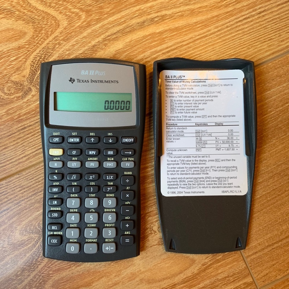 Texas Instruments BA 11 Plus Calulator